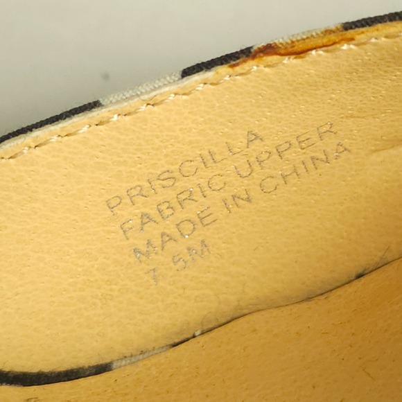 Taylor Says High Heel Stilettos Women 7.5M Black White Polka Dot Priscilla Lemon - Picture 12 of 12